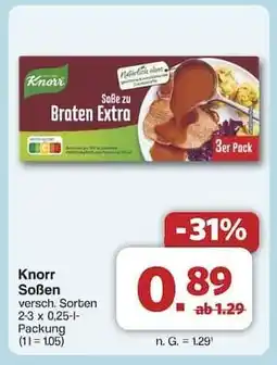 Famila Nord Ost KNORR Soßen Angebot