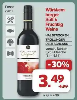 Famila Nord Ost Württemberger Süß & Fruchtig Weine Angebot