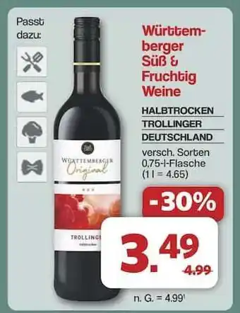 Famila Nord Ost Württemberger Süß & Fruchtig Weine Angebot