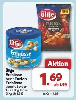 Famila Nord Ost Ültje Erdnüsse oder Fusion Erdnüsse Angebot