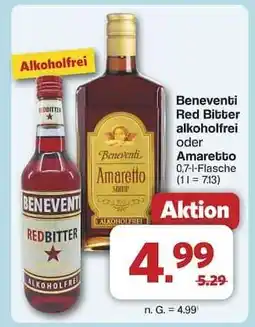 Famila Nord Ost Beneventi Red Bitter alkoholfrei oder Amaretto Angebot