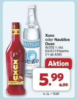Famila Nord Ost Xuxu oder Nautilos Ouzo Angebot
