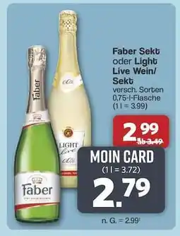 Famila Nord Ost Faber Sekt oder Light Live Wein/Sekt Angebot