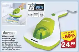 Famila Nord Ost CLEANmaxx Milben-Handstaubsauger Angebot