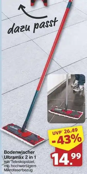 Famila Nord Ost Bodenwischer Ultramax 2 in 1 Angebot