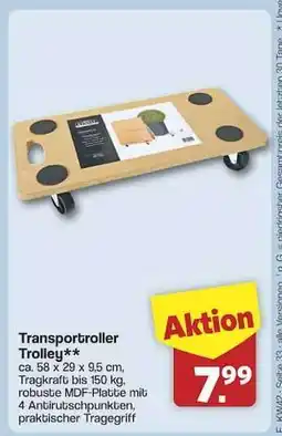 Famila Nord Ost Transportroller Trolley Angebot