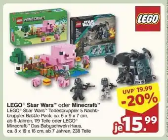 Famila Nord Ost LEGO Star Wars oder Minecraft Angebot