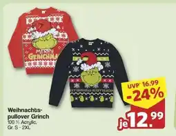 Famila Nord Ost Weihnachtspullover Grinch Angebot