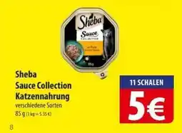 Famila Nord Ost Sheba Sauce Collection Katzennahrung Angebot