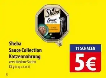 Famila Nord Ost Sheba Sauce Collection Katzennahrung Angebot