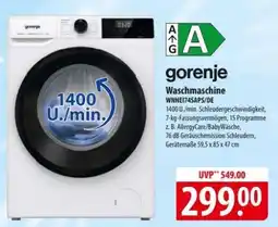 Famila Nord Ost gorenje Waschmaschine WNHIE74SAPS/DE Angebot