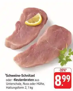 Edeka Schweine-Schnitzel oder -Keulenbraten Angebot