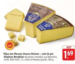 Edeka Allgäuer Bergkäse Angebot