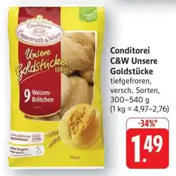 Edeka Conditorei C&W Unsere Goldstücke Angebot