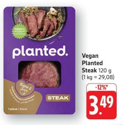 Vegan Planted Steak Angebot bei Edeka