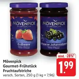Edeka Mövenpick Gourmet-Frühstück Fruchtaufstriche Angebot