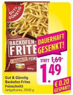 Edeka Gut & Günstig Backofen Frites Feinschnitt Angebot
