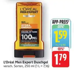 Edeka L'ORÉAL Men Expert Duschgel Angebot