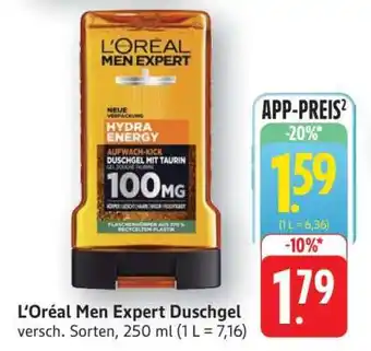 Edeka L'ORÉAL Men Expert Duschgel Angebot