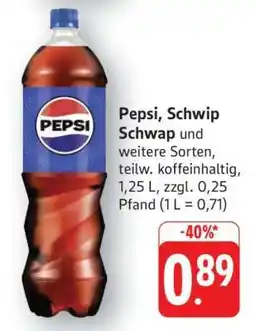 Edeka Pepsi/ Schwip Schwap Angebot