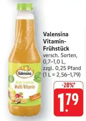 Edeka Valensina Vitamin-Frühstück Angebot