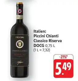 Edeka Piccini Chianti Classico Riserva DOCG Angebot