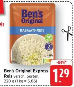 Edeka Ben’s Original Express Reis Angebot