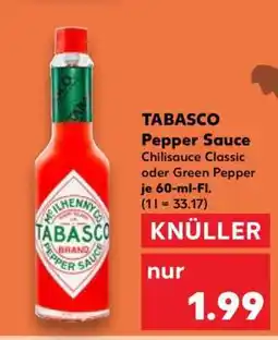 Kaufland TABASCO Pepper Sauce Angebot