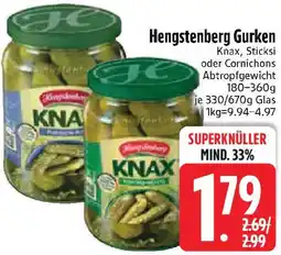 Edeka Hengstenberg Gurken Angebot