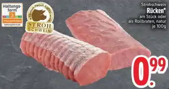 Edeka Strohschwein Rücken Angebot
