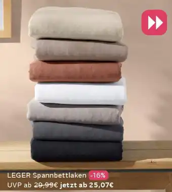 OTTO LEGER Spannbettlaken Angebot