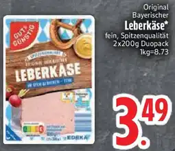 Edeka Gut & Günstig Original Bayerischer Leberkäse Angebot