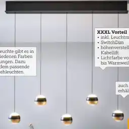 XXXLutz Trio LED-Hängeleuchte Angebot