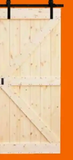 OBI Radex Holzschiebetür Loft Rustic Angebot