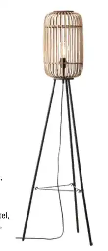 OBI Brilliant Stehlampe Woodrow Braun Angebot