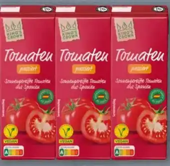 Aldi Nord King's Crown Tomaten Passiert Vegan Angebot