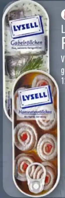 Aldi Nord Lysell Fischröllchen Angebot