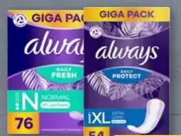 Aldi Nord Always Daily Fresh Slipeinlagen Angebot
