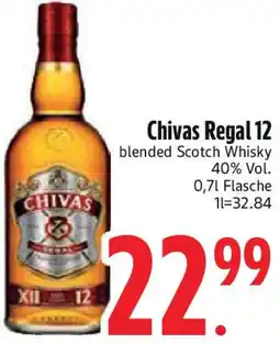 Edeka Chivas Regal 12 blended Scotch Whisky Angebot