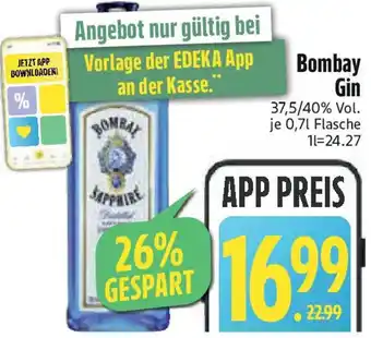 Edeka Bombay Gin Angebot