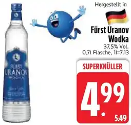 Edeka Fürst Uranov Wodka Angebot