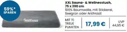 Edeka Schiesser XXL Sauna- & Wellnesstuch Angebot