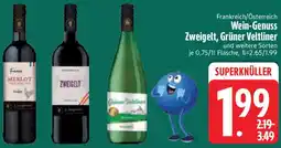 Edeka Wein Genuss Zweigelt, Grüner Veltliner Angebot