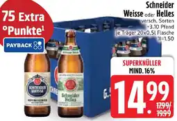 Edeka Schneider Weisse oder Helles Angebot