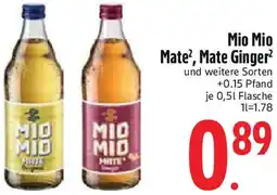 Edeka Mio Mio Mate, Mate Ginger Angebot