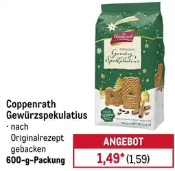 METRO Coppenrath Gewürzspekulatius Angebot