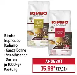 METRO Kimbo Espresso Italiano Angebot
