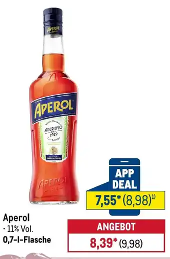 METRO APEROL APERITIVO Angebot