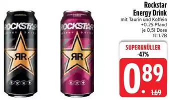 Edeka Rockstar Energy Drink Angebot
