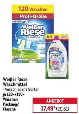 METRO Weißer Riese Waschmittel Angebot